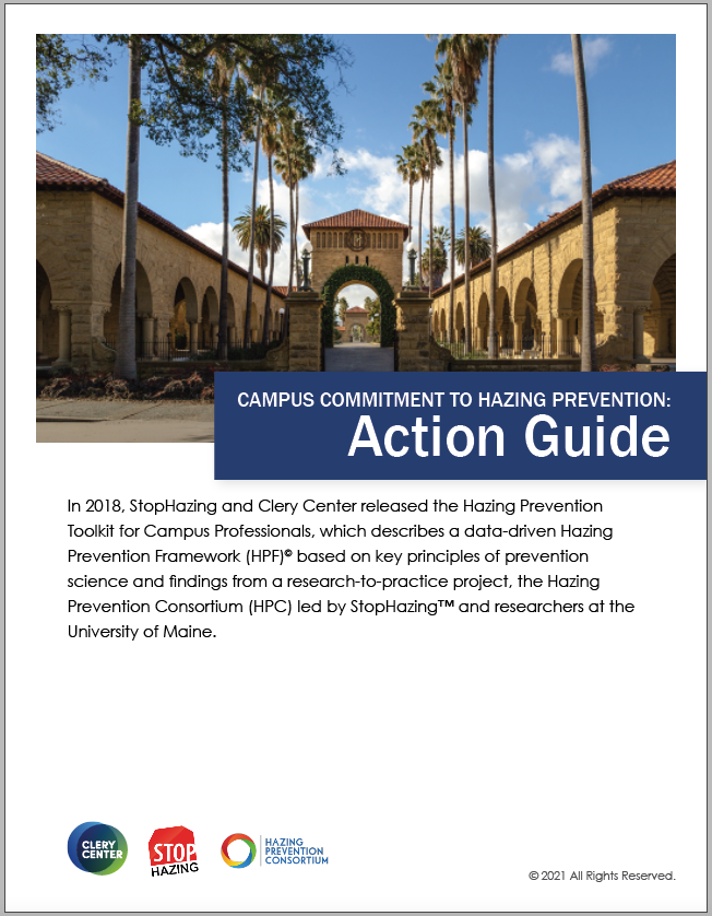 Hazing Commitment Action Guide Cover