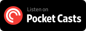 Pocketcasts Logo Image- Listen on Picket Casts